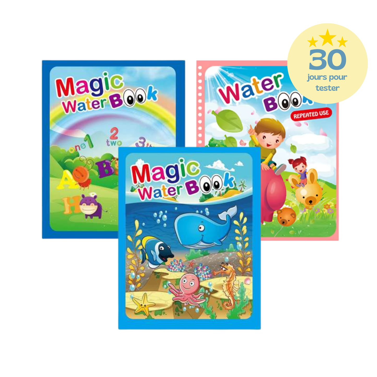 Les différents Livre de coloriage à eau